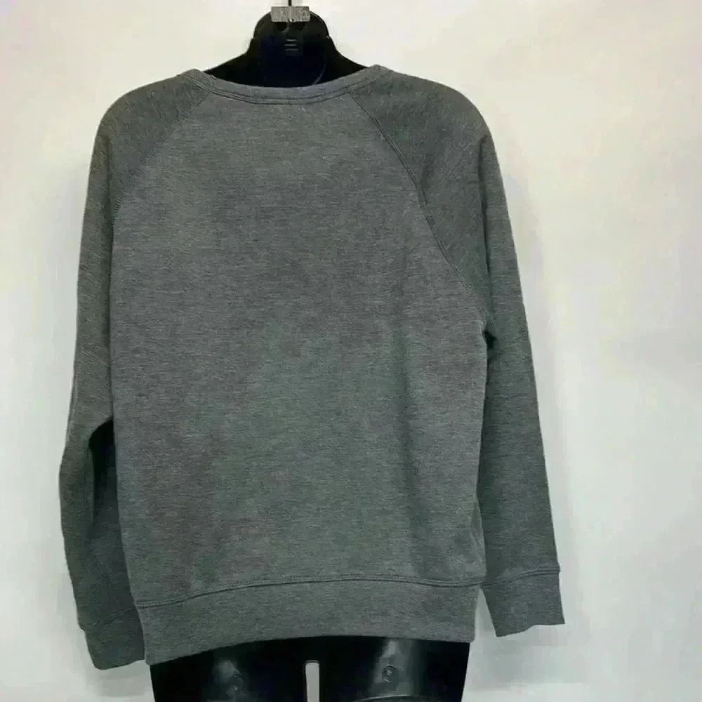 Mama, needs, wine, gray sweatshirt, large neck opening size small - Picture 3 of 4